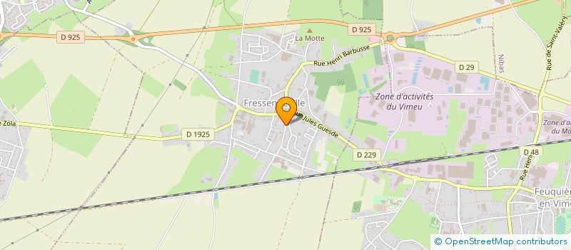 localisation de l'entreprise LENNE PERE ET FILS  FRESSENNEVILLE