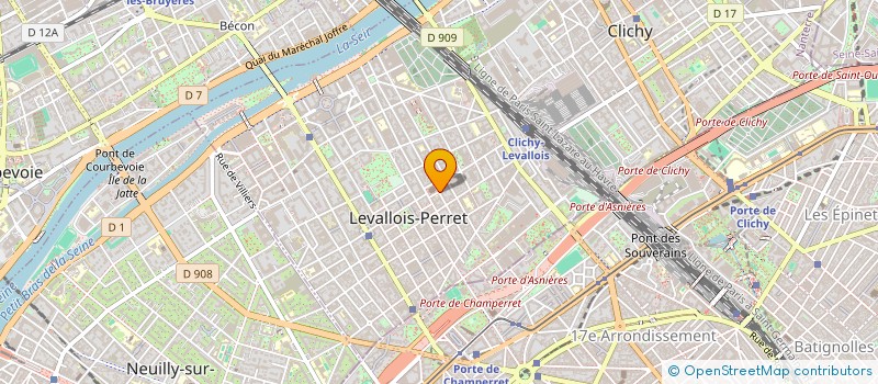 localisation de l'entreprise LENNE RAYMOND ET MONIQUE à LEVALLOIS-PERRET