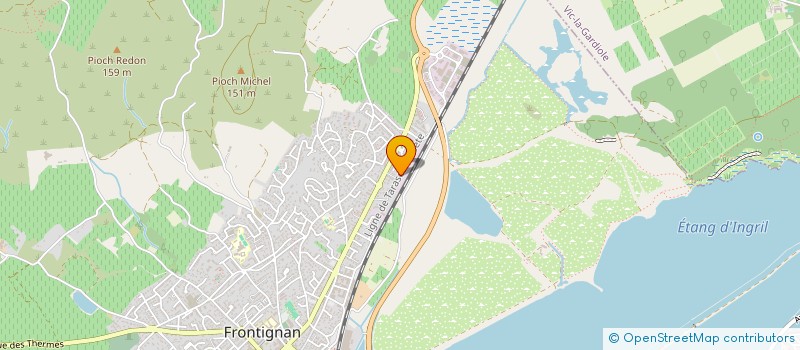 localisation de l'entreprise LENNIE à FRONTIGNAN