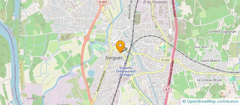 localisation de l'entreprise LENNIE LOANN PIZZA  SORGUES