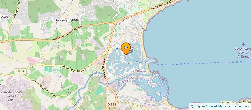 localisation de l'entreprise LENNOX à GRIMAUD
