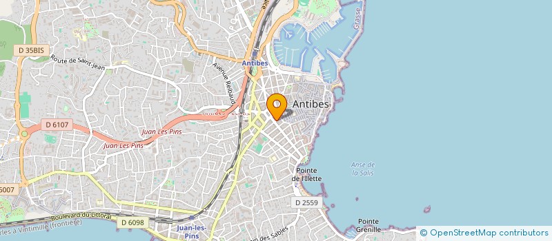 localisation de l'entreprise LENNY à ANTIBES