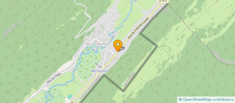 localisation de l'entreprise LENNY PATINAGE ARTISTIQUE (LPA)  BOIS-D'AMONT