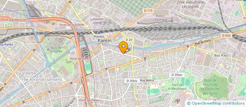 localisation de l'entreprise LENNYBILL à PANTIN