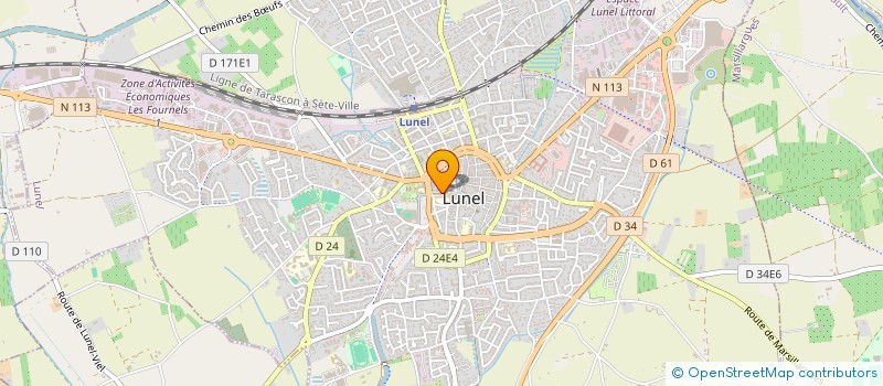 localisation de l'entreprise LENNYLIE COIFFURE à LUNEL