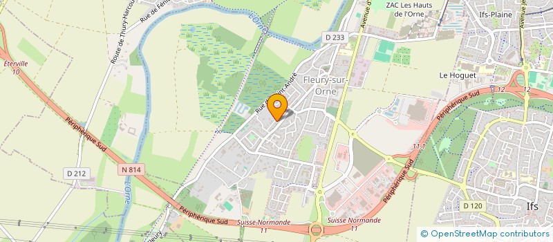 localisation de l'entreprise LENO  FLEURY-SUR-ORNE