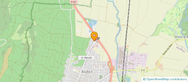 localisation de l'entreprise LENO  ROUFFACH