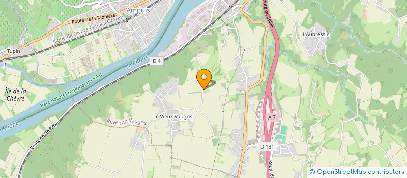 localisation de l'entreprise LENO INVEST  REVENTIN-VAUGRIS