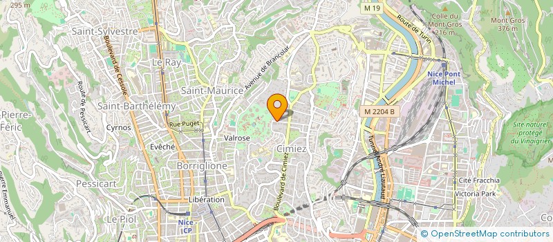 localisation de l'entreprise LENO INVEST à NICE