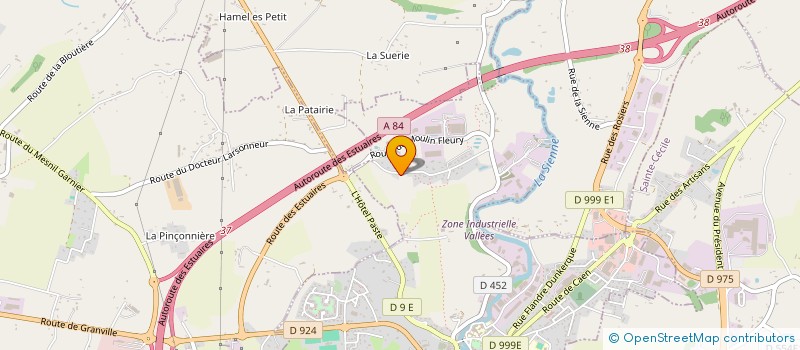 localisation de l'entreprise LENOBLE IMMO  VILLEDIEU-LES-POELES-ROUFFIGNY