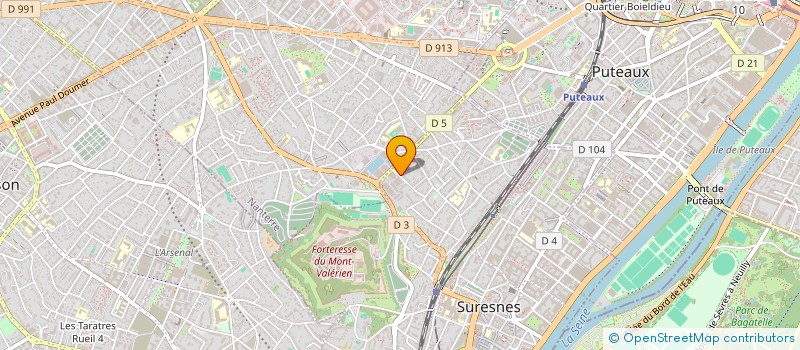 localisation de l'entreprise LENOBLE INVEST à SURESNES