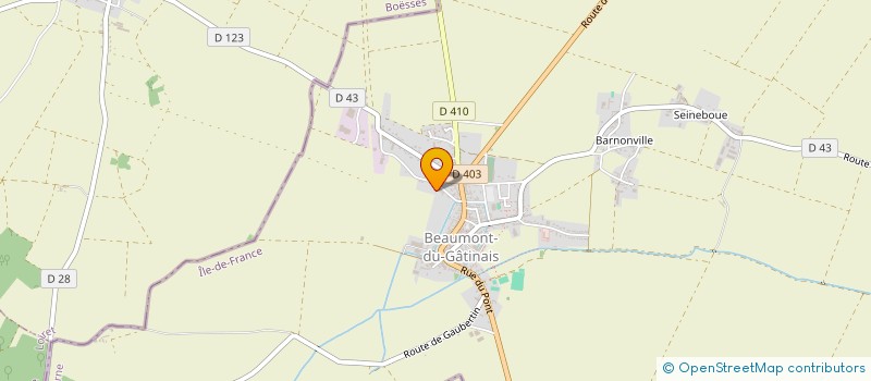 localisation de l'entreprise LENOBLE PERE ET FILS à BEAUMONT-DU-GATINAIS