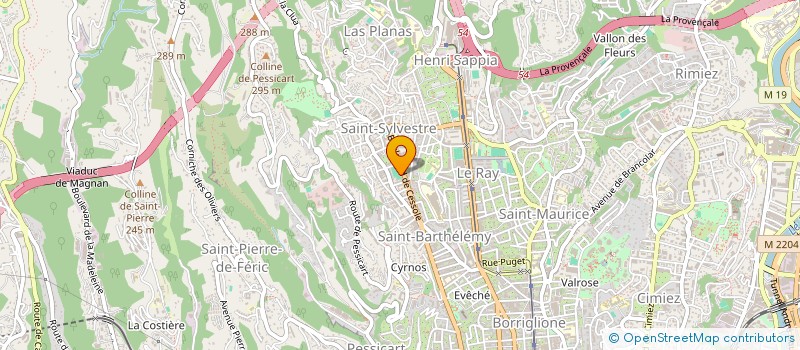 localisation de l'entreprise LENOCHI  NICE