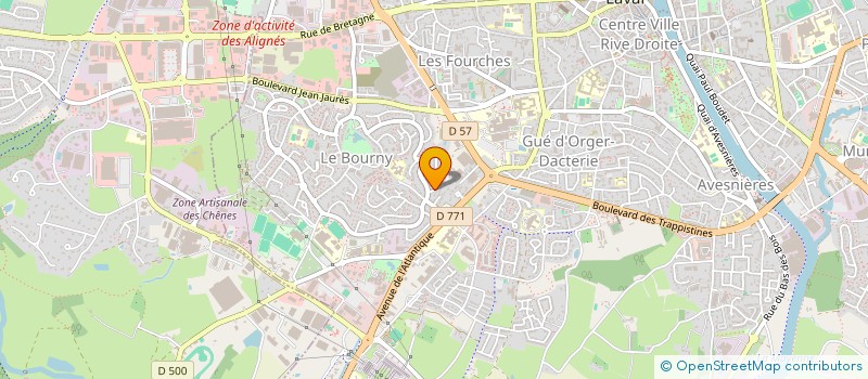 localisation de l'entreprise LENOIR 72 à LAVAL