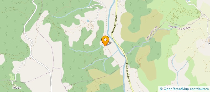 localisation de l'entreprise LENOIR  ST-AFFRIQUE