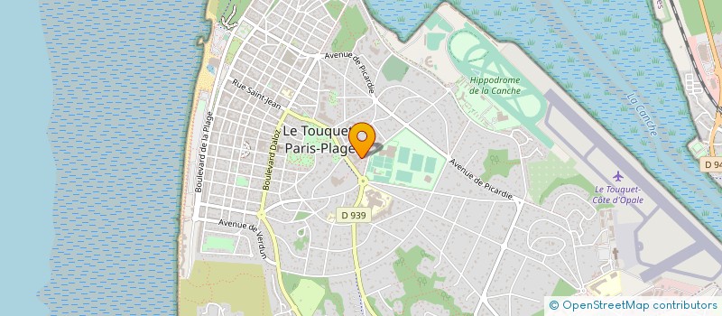 localisation de l'entreprise LENOIR FRANCINE à LE TOUQUET-PARIS-PLAGE