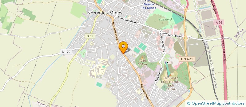 localisation de l'entreprise LENOIR INK  NUX-LES-MINES