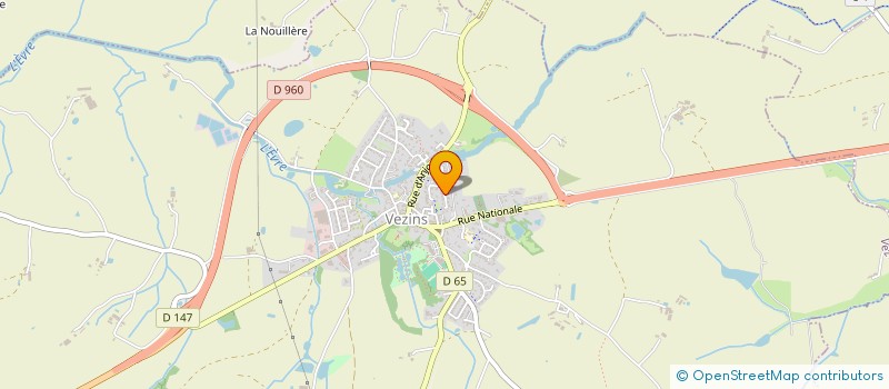 localisation de l'entreprise LENOIR JEAN-YVES  NUAILLE