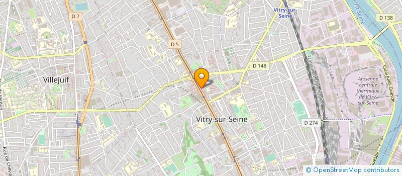 localisation de l'entreprise LENOIR JOSTTE ET DANIEL à VITRY-SUR-SEINE