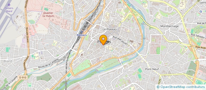 localisation de l'entreprise LENOLA à POITIERS