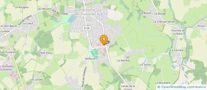 localisation de l'entreprise LENOLI  GRANDCHAMP-DES-FONTAINES