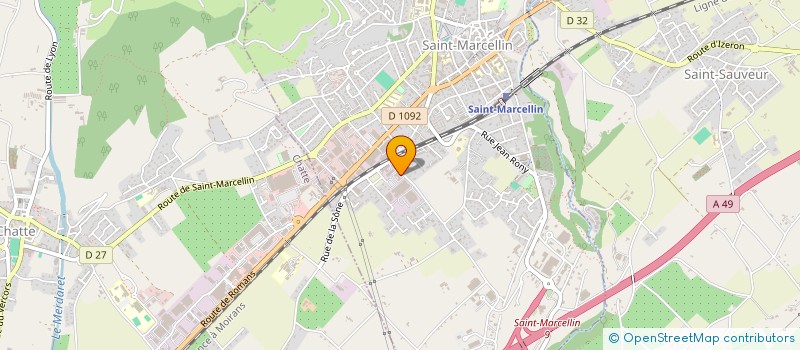 localisation de l'entreprise LENOLU  SAINT-JUST-DE-CLAIX