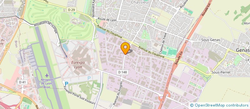 localisation de l'entreprise LENOR DEVELOPPEMENT  GENAS