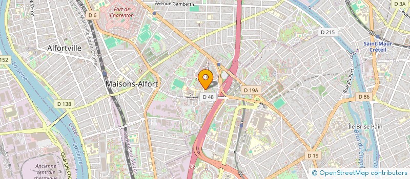localisation de l'entreprise LENOTENA à MAISONS-ALFORT