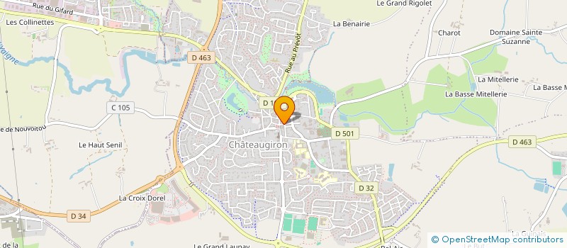 localisation de l'entreprise LENOURRICHEL  CHATEAUGIRON