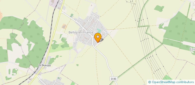 localisation de l'entreprise LENOURY  BELLOY-EN-FRANCE