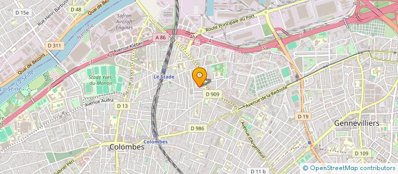 localisation de l'entreprise LENQI  COLOMBES