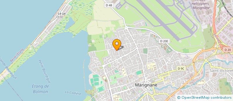 localisation de l'entreprise LENRIS  LA FARE-LES-OLIVIERS