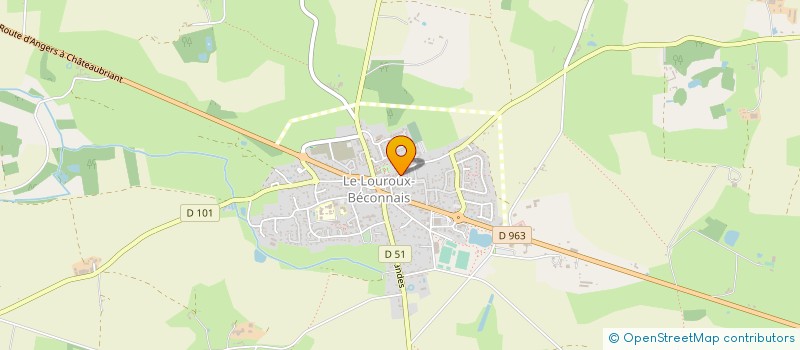 localisation de l'entreprise LENRJ  VAL D'ERDRE-AUXENCE