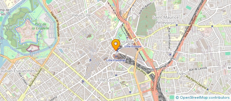 localisation de l'entreprise LENS CENTRALITE LOT 4  LILLE