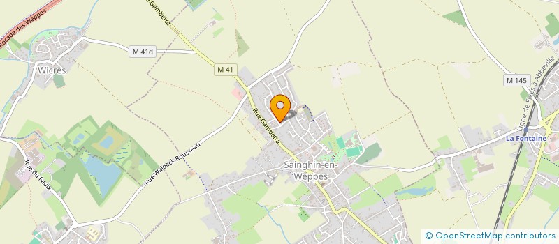 localisation de l'entreprise LENS MARSEILLE A VELO  SAINGHIN-EN-WEPPES