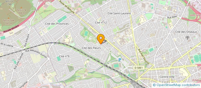 localisation de l'entreprise LENS TOI à LENS