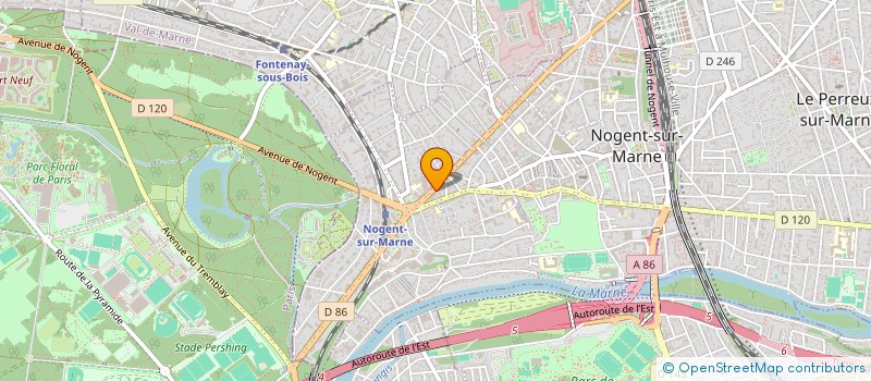 localisation de l'entreprise LENSA  NOGENT-SUR-MARNE