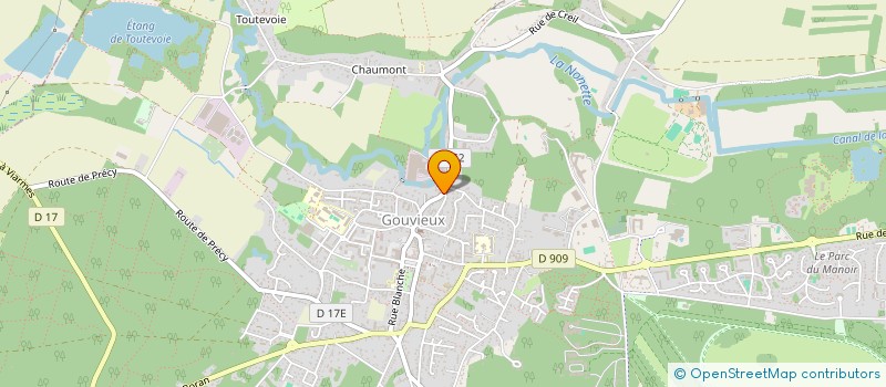 localisation de l'entreprise LENSA CDG  GOUVIEUX