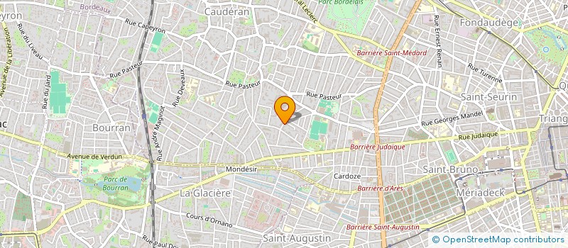 localisation de l'entreprise LENSI à BORDEAUX