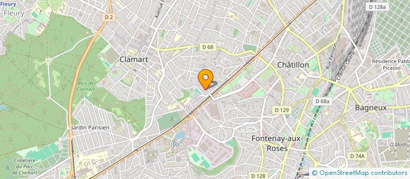 localisation de l'entreprise LENSI  CLAMART