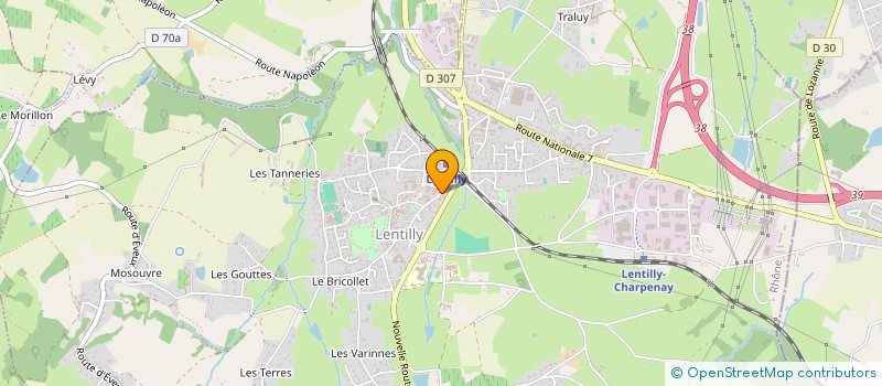 localisation de l'entreprise LENTILLY NOTAIRES  LENTILLY