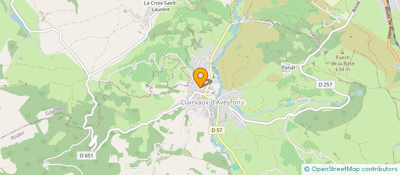 localisation de l'entreprise LENTOU  RODEZ