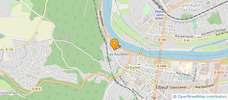 localisation de l'entreprise LENUTA CONSTRUCTION à ELBEUF