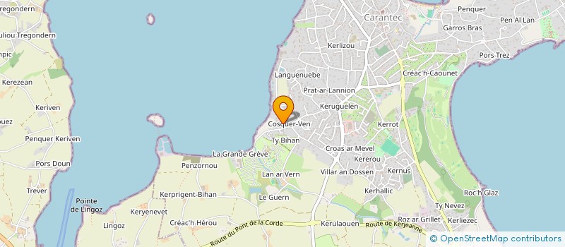 localisation de l'entreprise LENVEN  CARANTEC