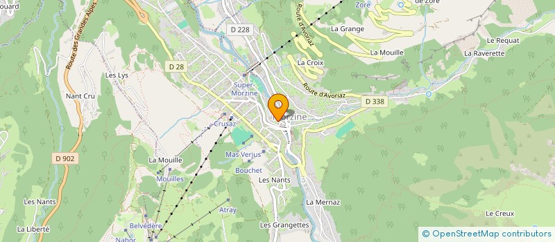 localisation de l'entreprise LENVERS JEREMY à MORZINE