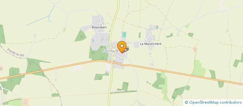 localisation de l'entreprise LENX  PAIZAY-LE-SEC