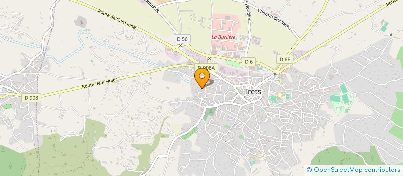 localisation de l'entreprise LENY à TRETS