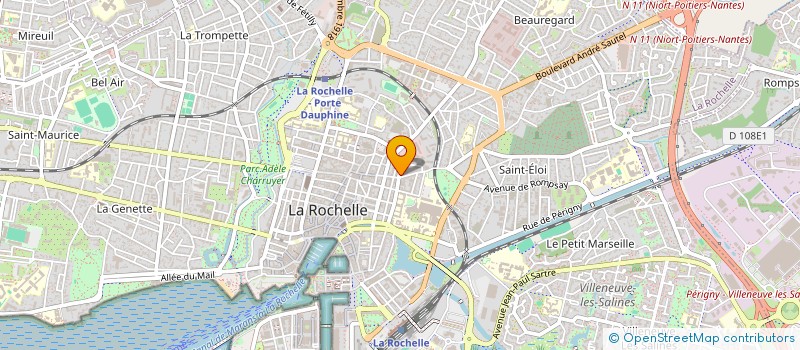 localisation de l'entreprise LENY  LA ROCHELLE