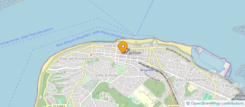 localisation de l'entreprise LENYCARL  ARCACHON