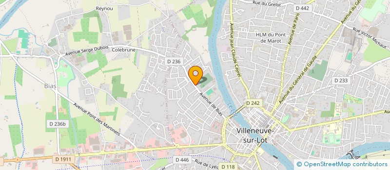localisation de l'entreprise LENYLAJ  VILLENEUVE-SUR-LOT
